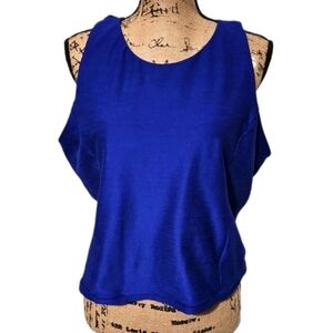 Victoria's Secret On Point Royal Blue Athletic Racerback Top Size XXL